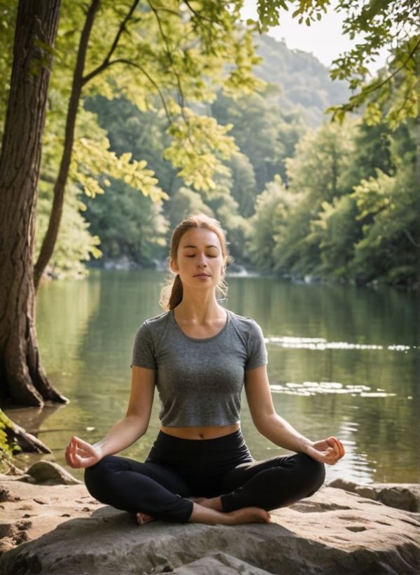 long office hallway tunnel view with gall doors on the sides